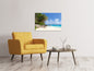 Leinwandbild Traumstrand Seychellen