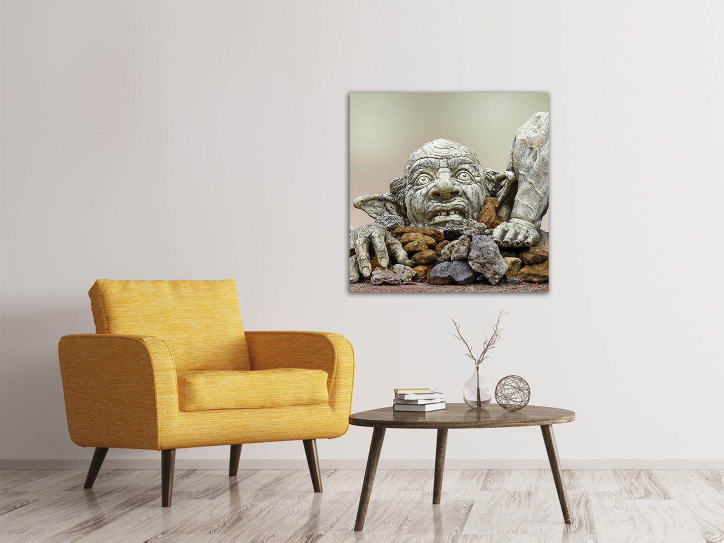 Leinwandbild Stein Kunst XL