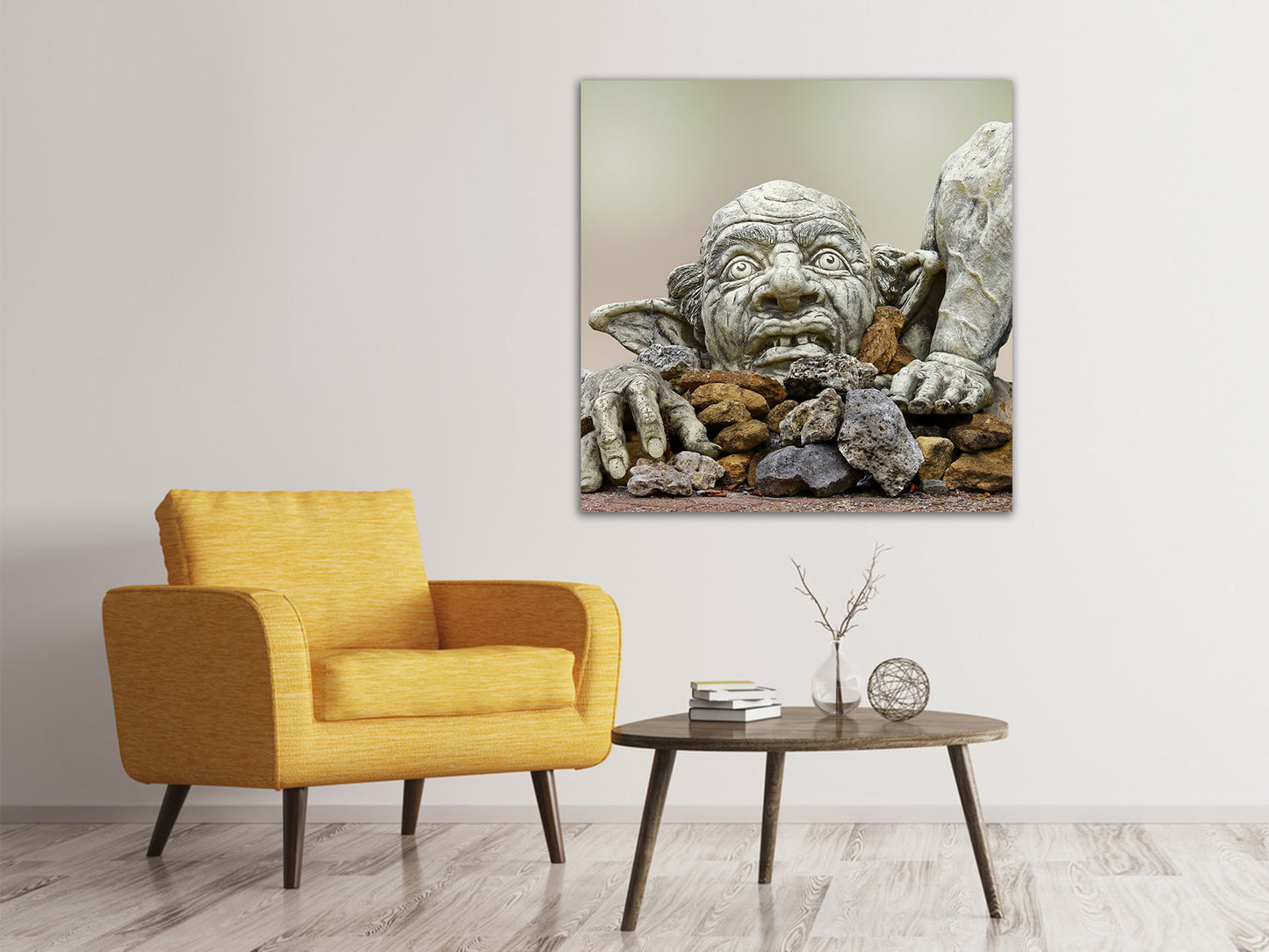 Leinwandbild Stein Kunst XL