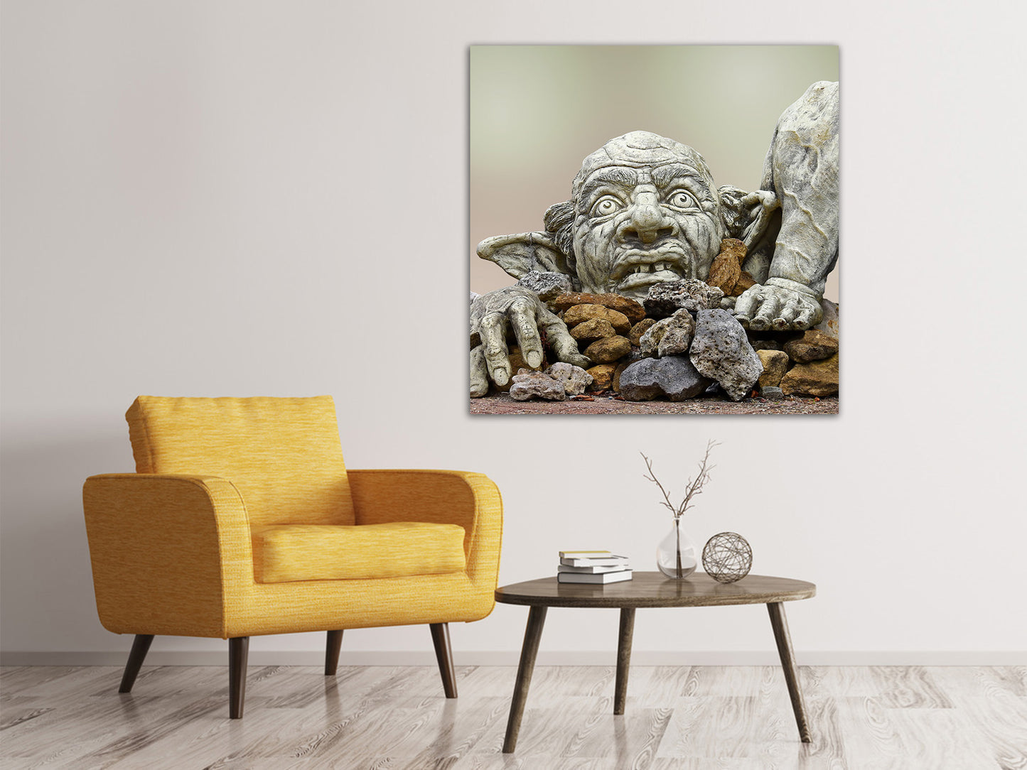 Leinwandbild Stein Kunst XL
