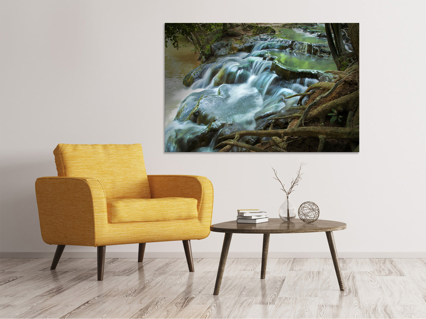 Leinwandbild Eyecatcher Wasserfall