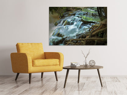 Leinwandbild Eyecatcher Wasserfall