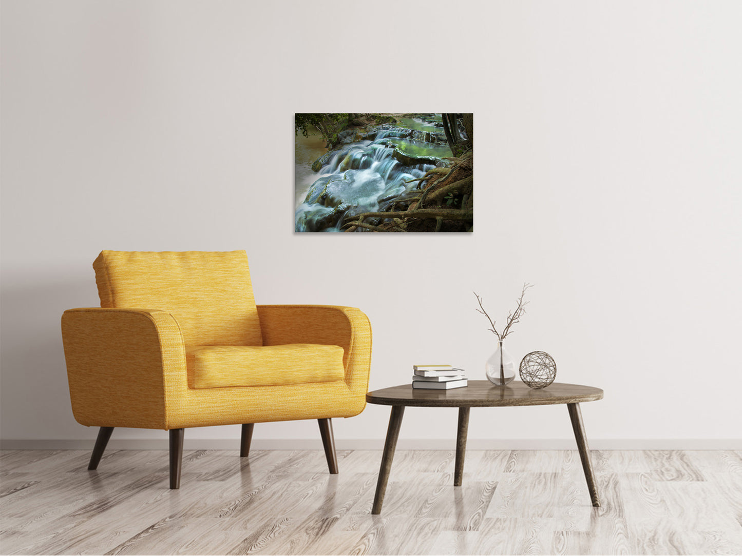 Leinwandbild Eyecatcher Wasserfall
