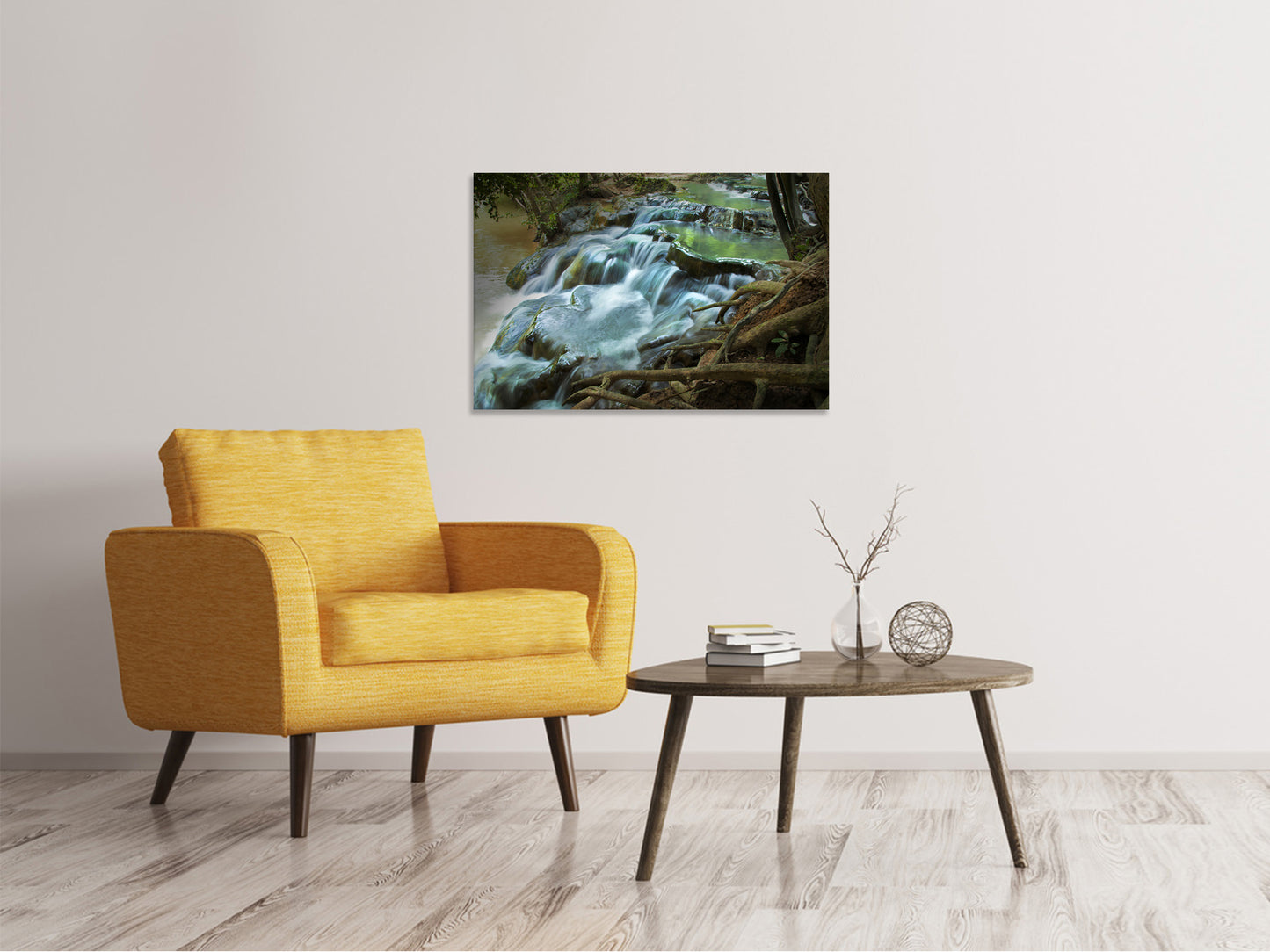 Leinwandbild Eyecatcher Wasserfall