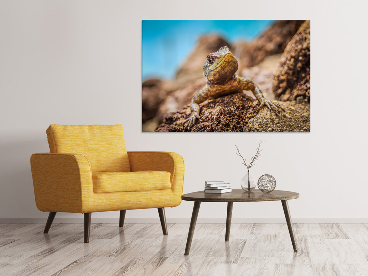 Leinwandbild Kleiner Alligator