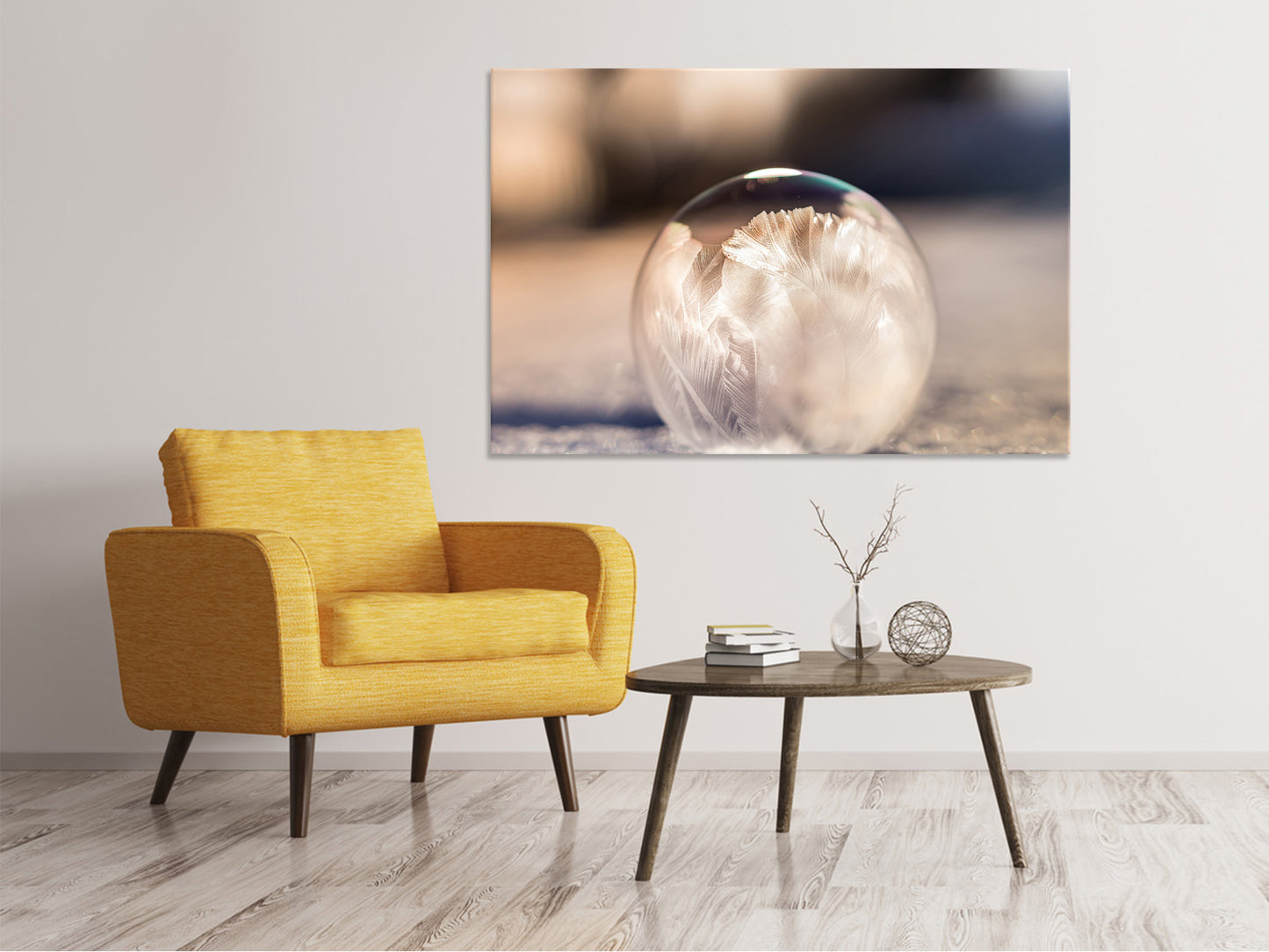 Leinwandbild Kunstvolle Blase