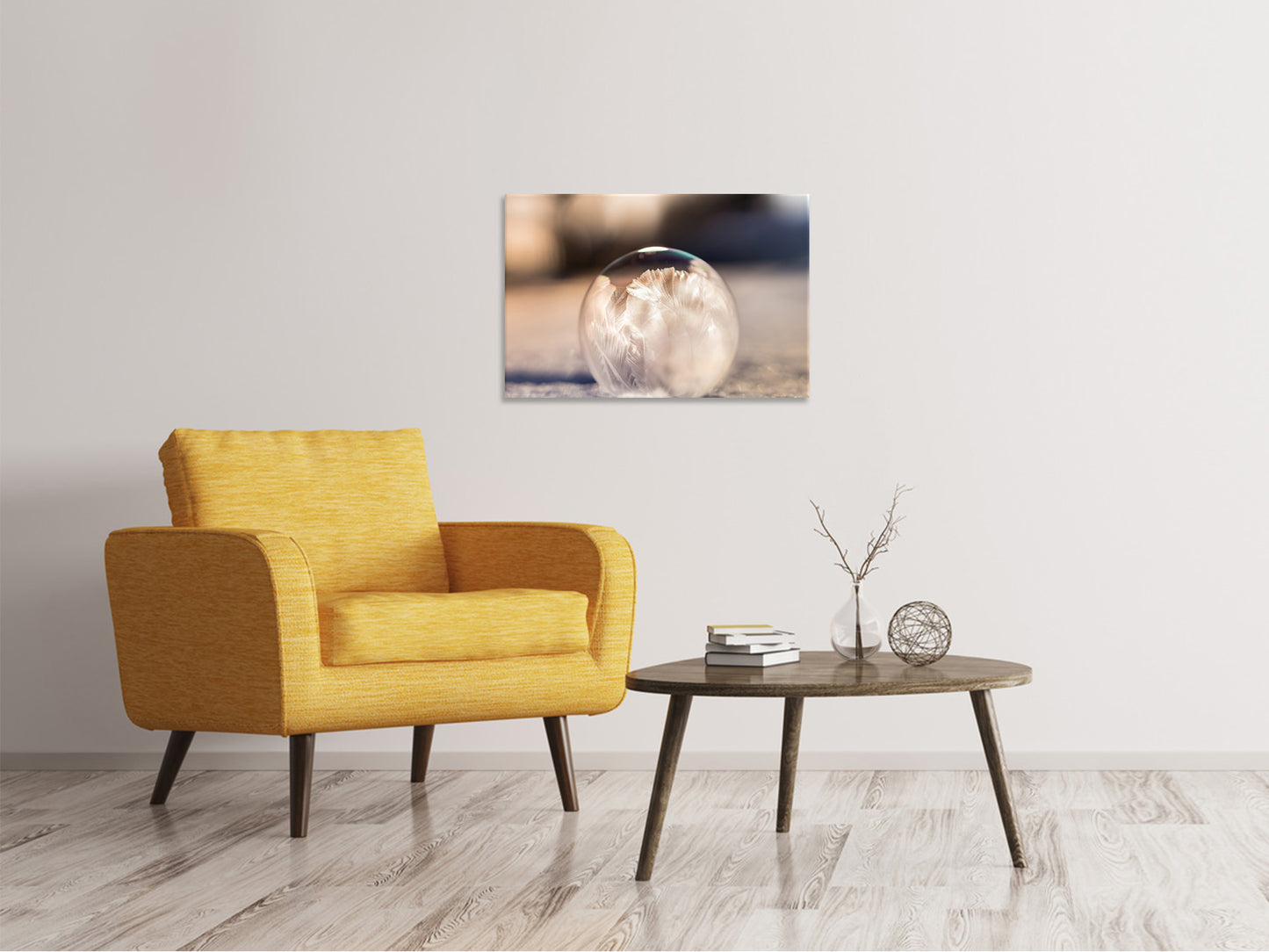 Leinwandbild Kunstvolle Blase