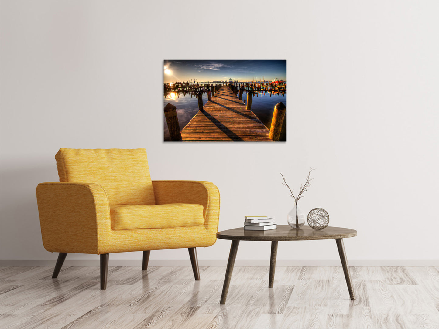 Leinwandbild Kleiner Hafen