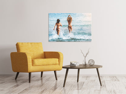 Leinwandbild Strand Schönheiten