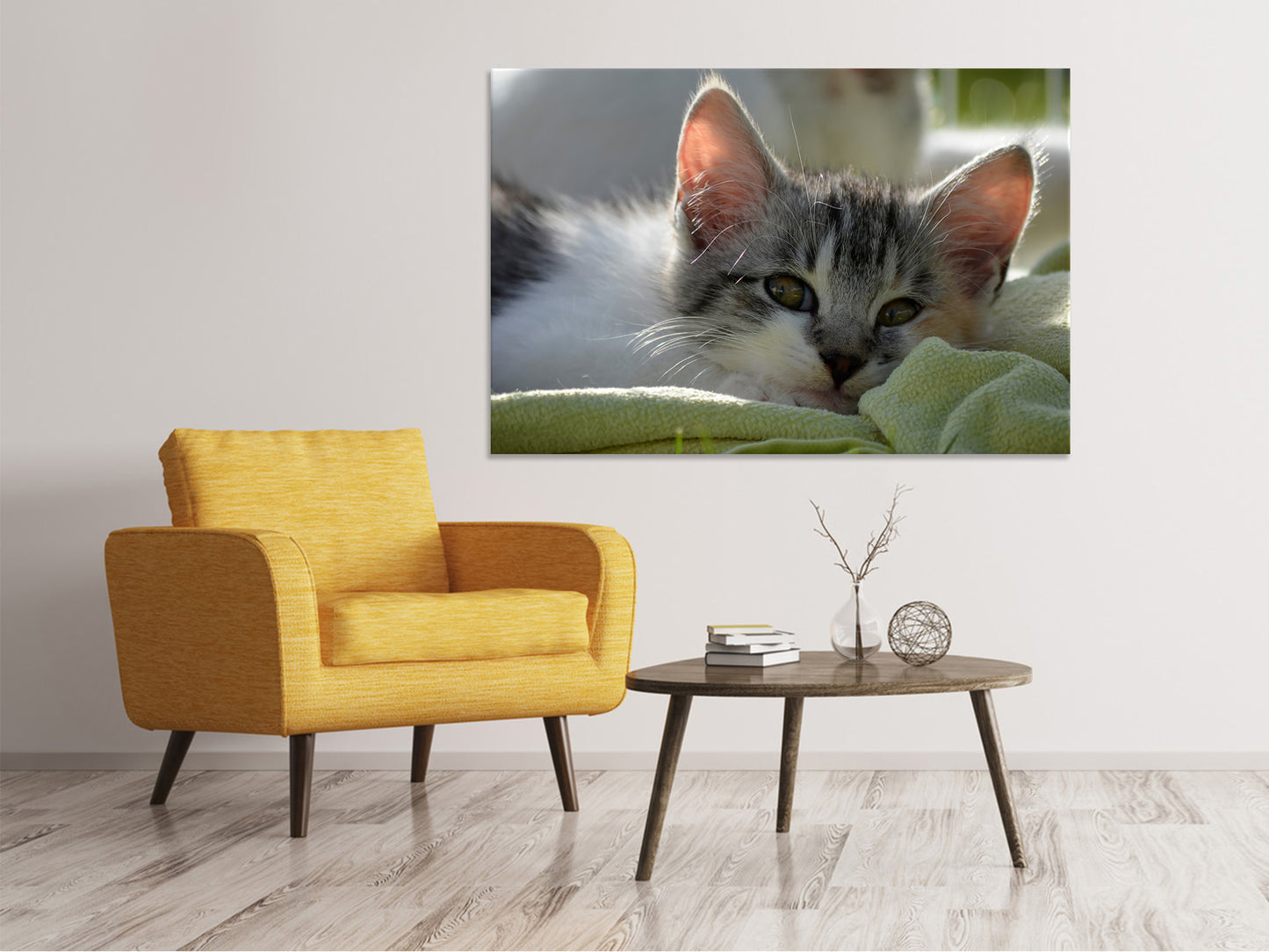 Leinwandbild Verliebt in Kitten