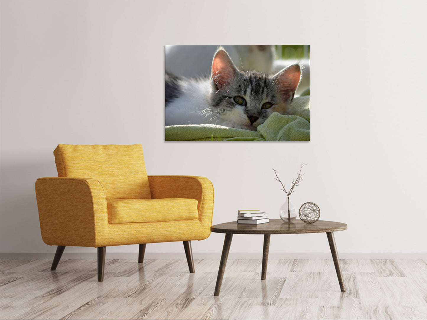 Leinwandbild Verliebt in Kitten