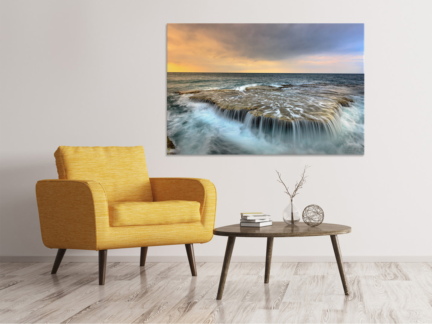 Leinwandbild Das tosende Meer