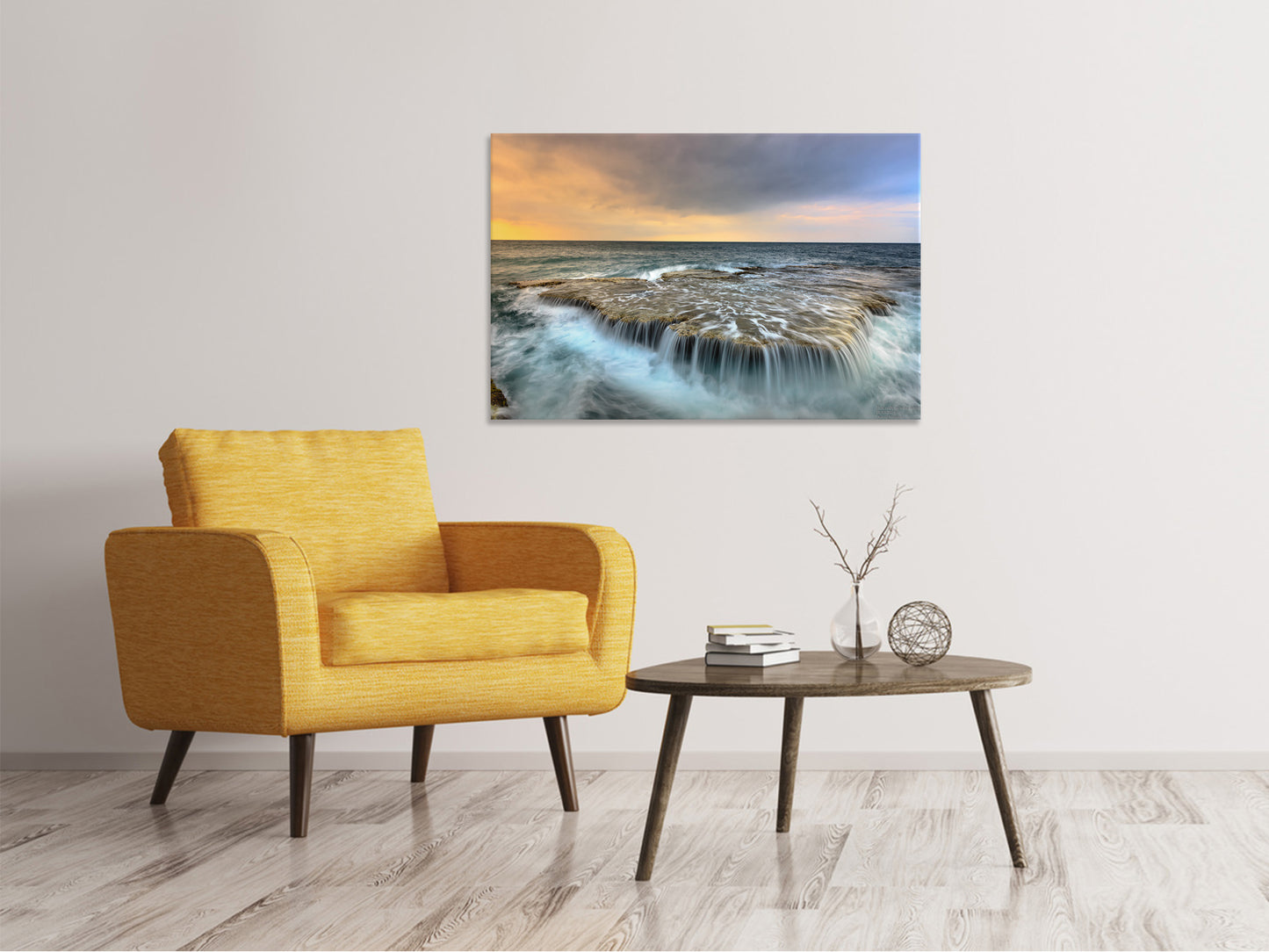 Leinwandbild Das tosende Meer