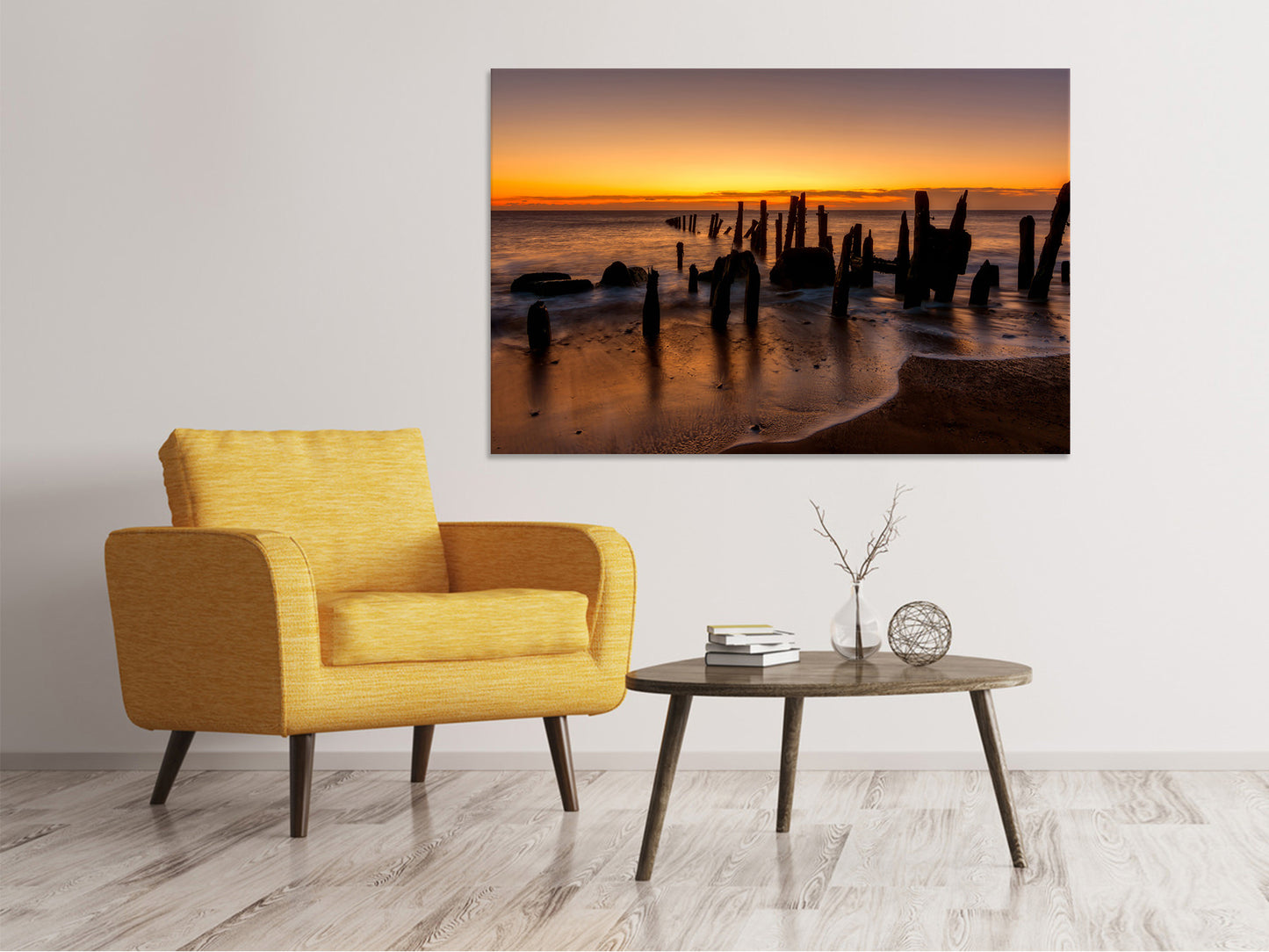 Leinwandbild Beruhigende Stimmung am Meer