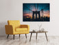Leinwandbild Brooklyn Bridge im Abendlicht