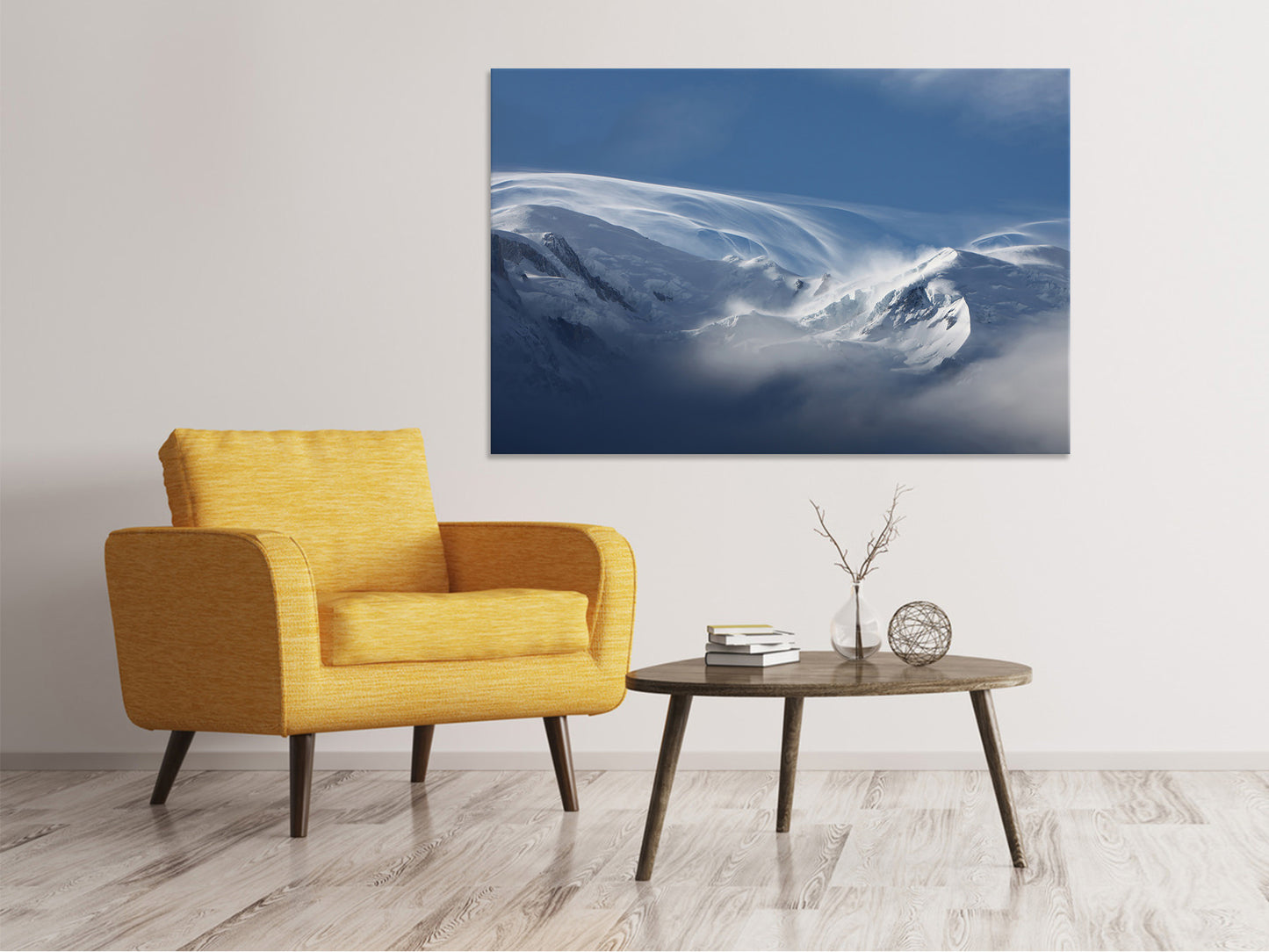 Leinwandbild Schnee Landschaft