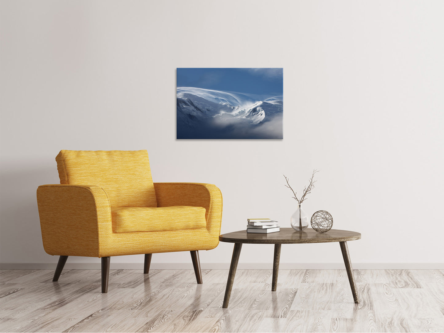 Leinwandbild Schnee Landschaft