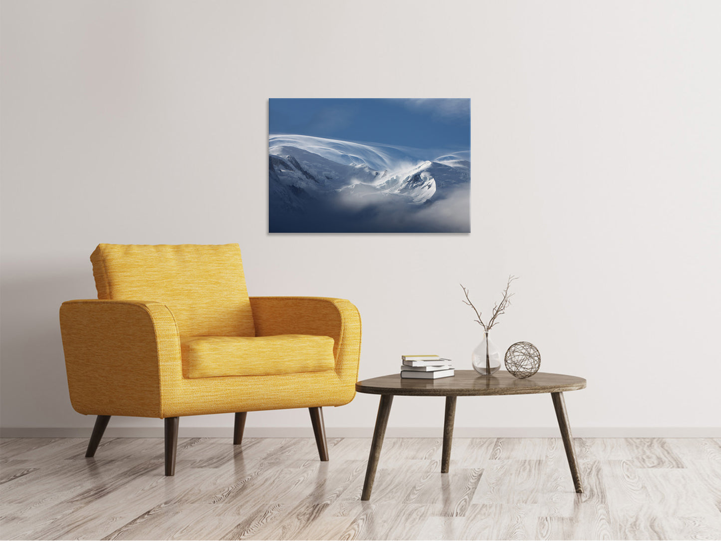 Leinwandbild Schnee Landschaft