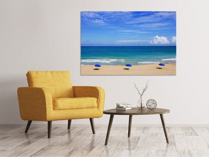 Leinwandbild Beste Strandlage