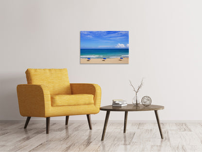 Leinwandbild Beste Strandlage