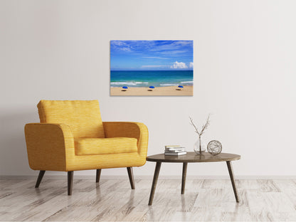 Leinwandbild Beste Strandlage