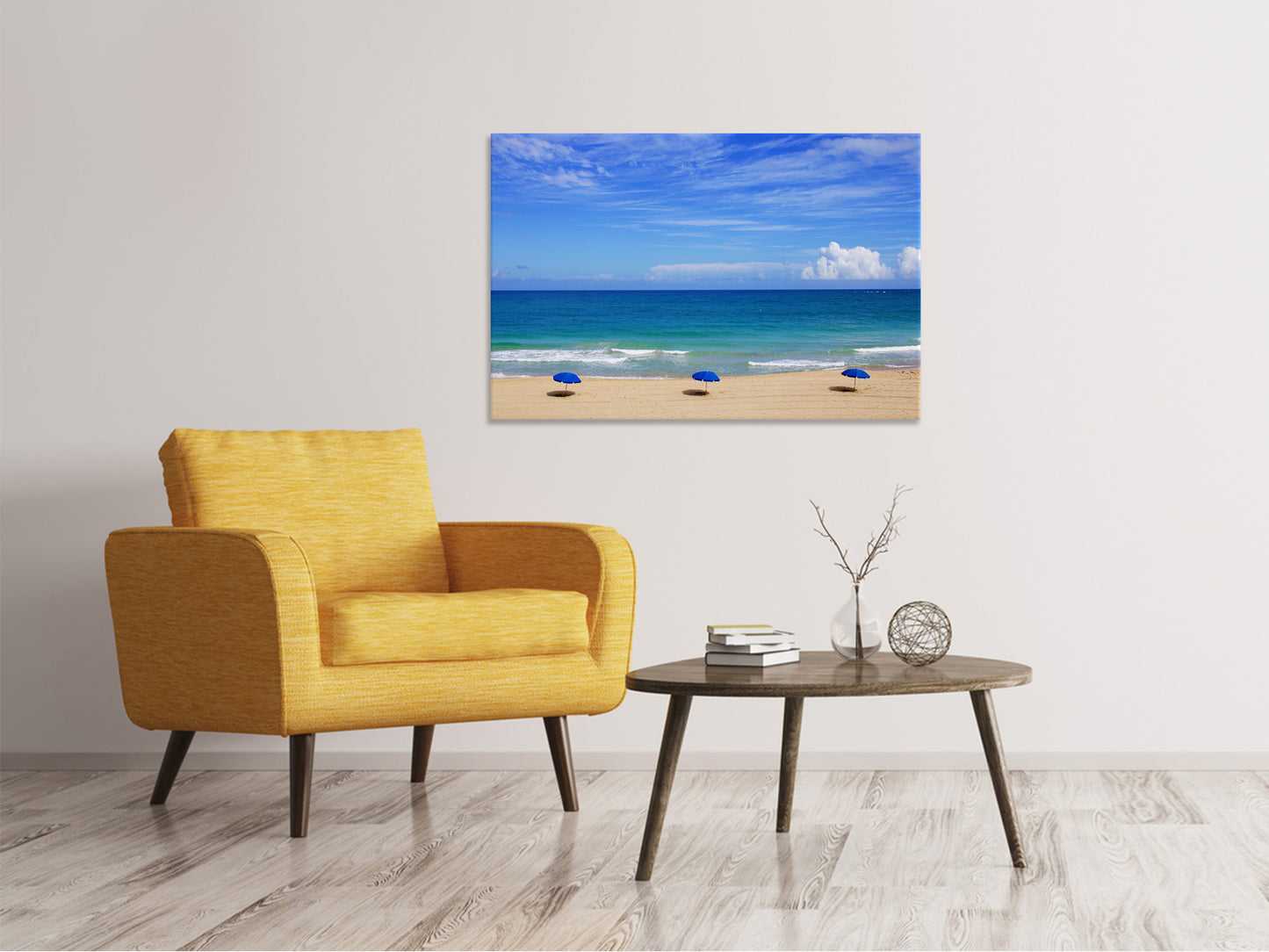 Leinwandbild Beste Strandlage