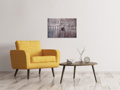 Leinwandbild Kunstvolles Tor