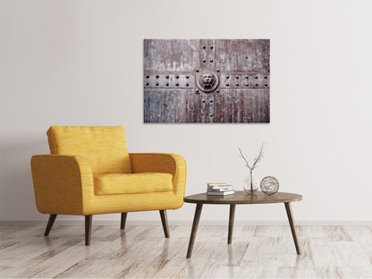 Leinwandbild Kunstvolles Tor