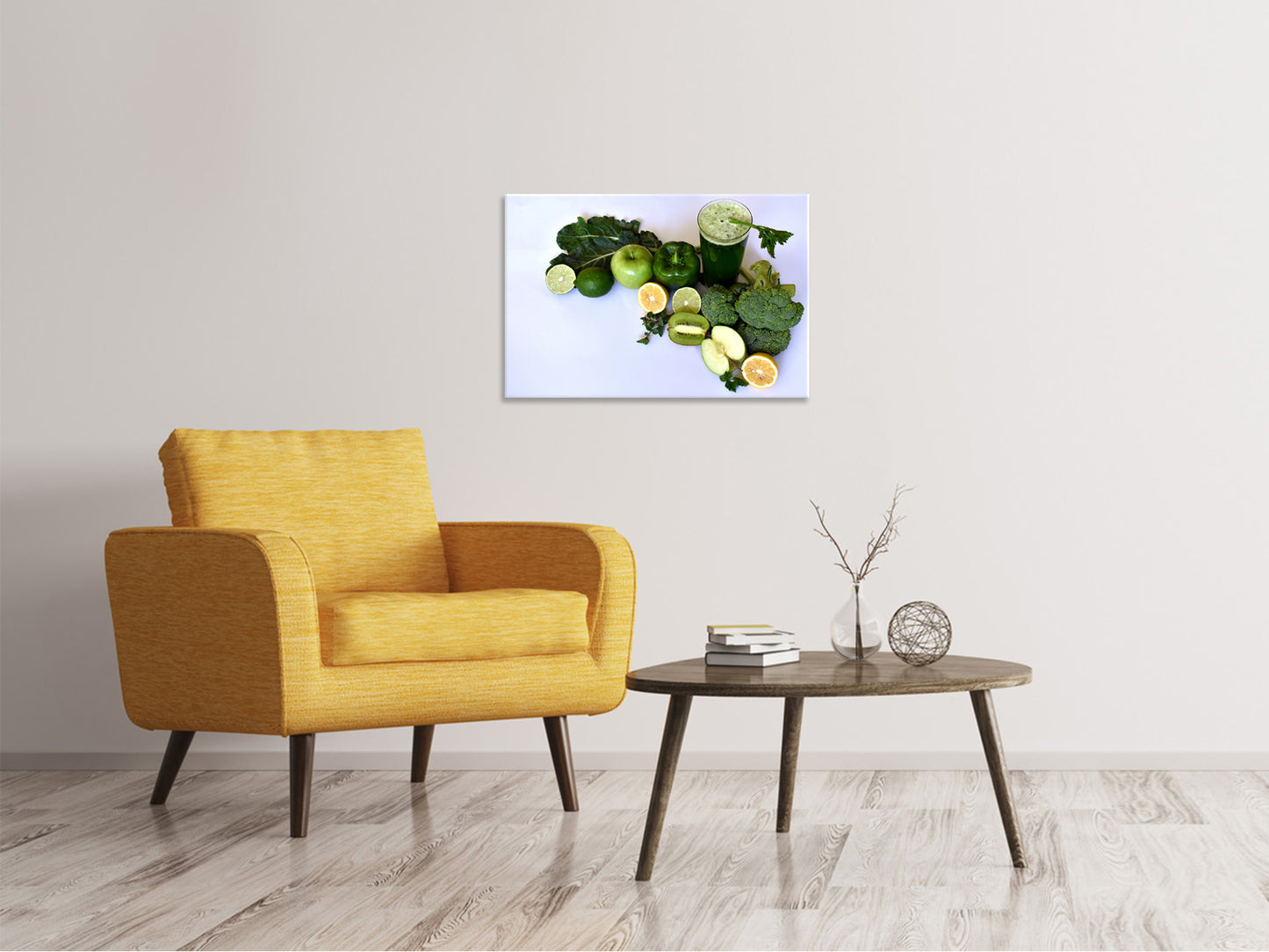 Leinwandbild Grüner Smoothie