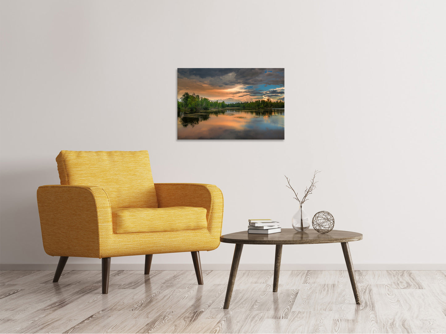 Leinwandbild Mystischer See
