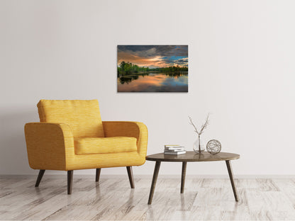 Leinwandbild Mystischer See