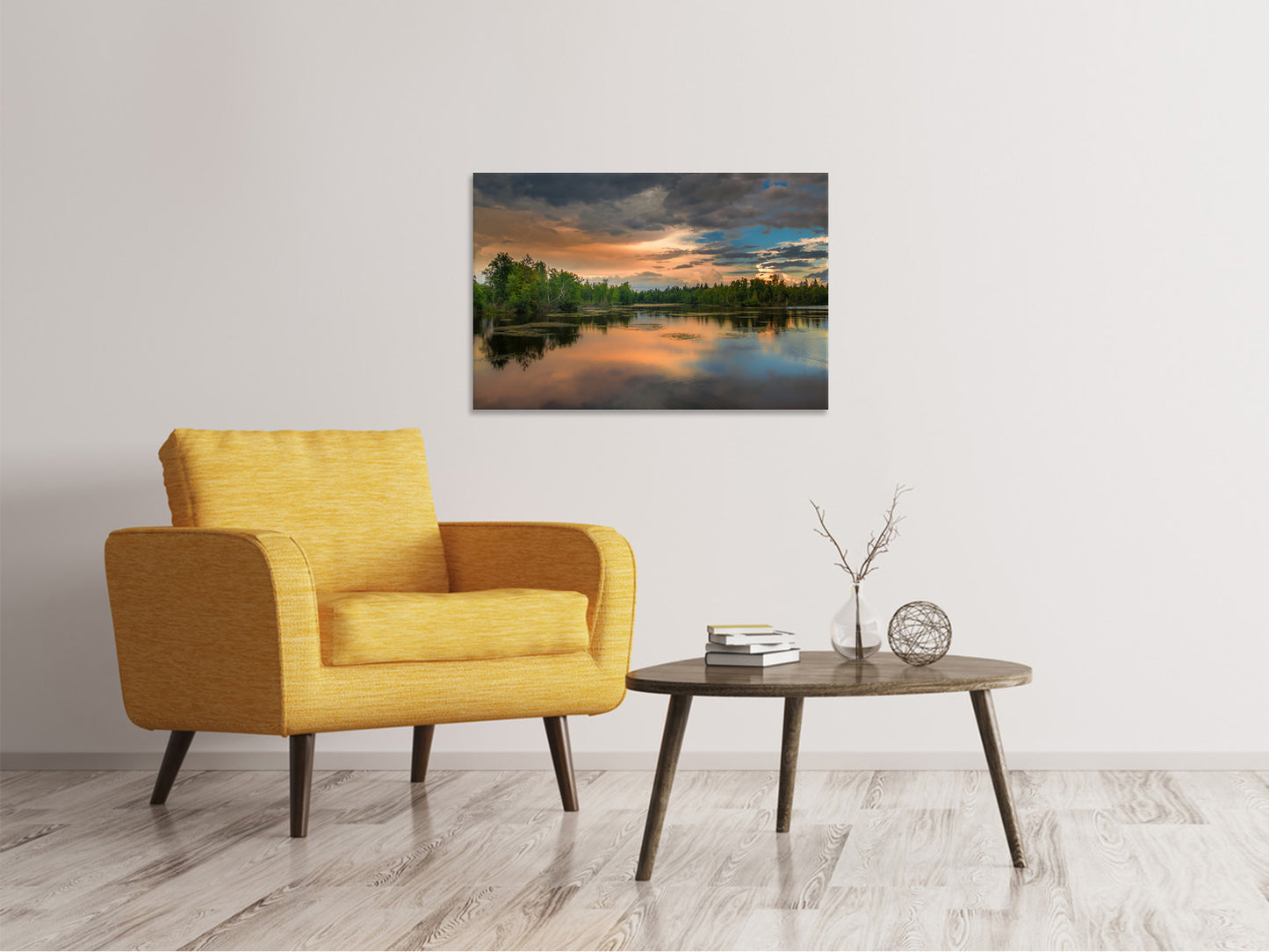 Leinwandbild Mystischer See