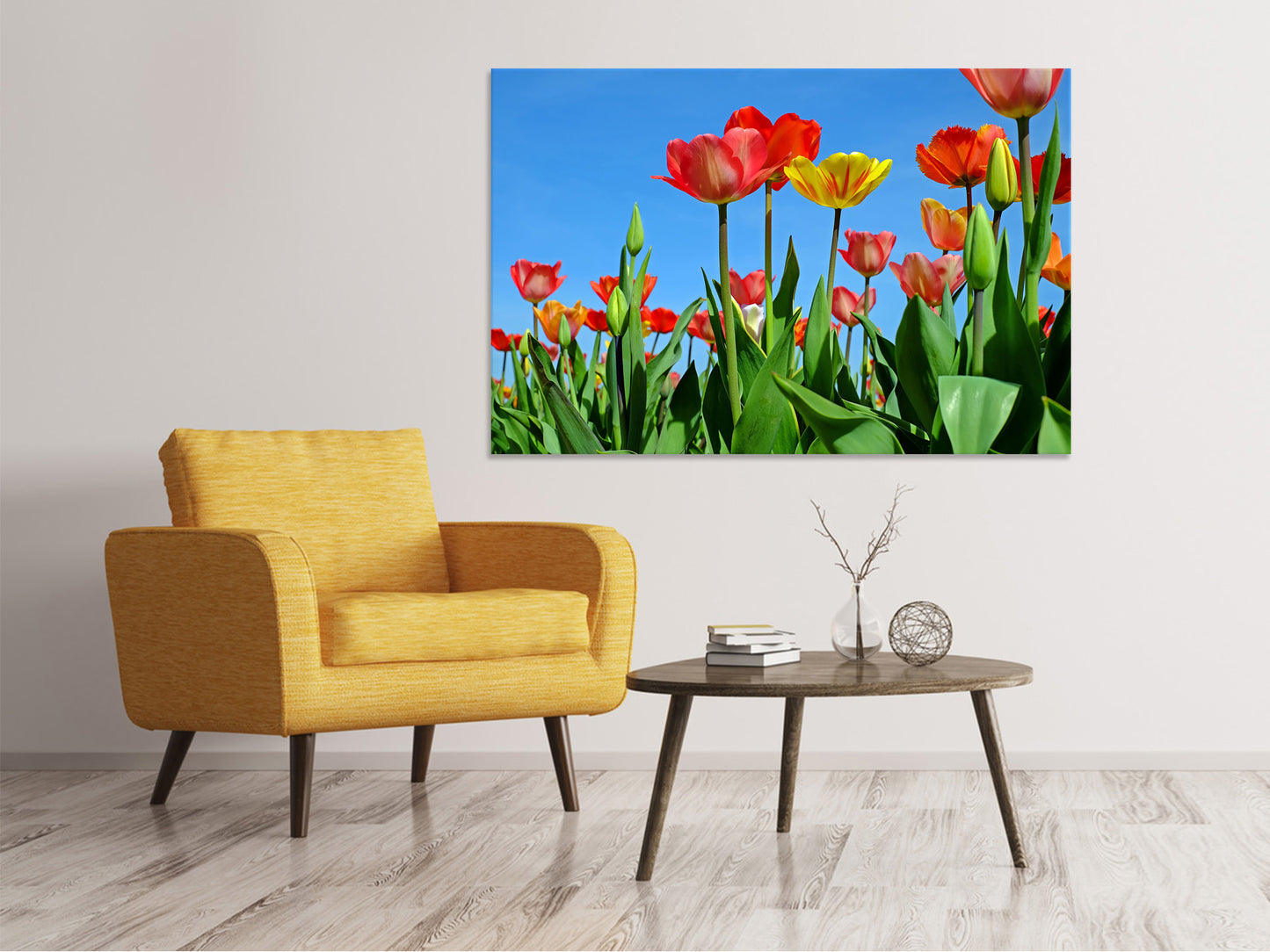 Leinwandbild Wilde Tulpen