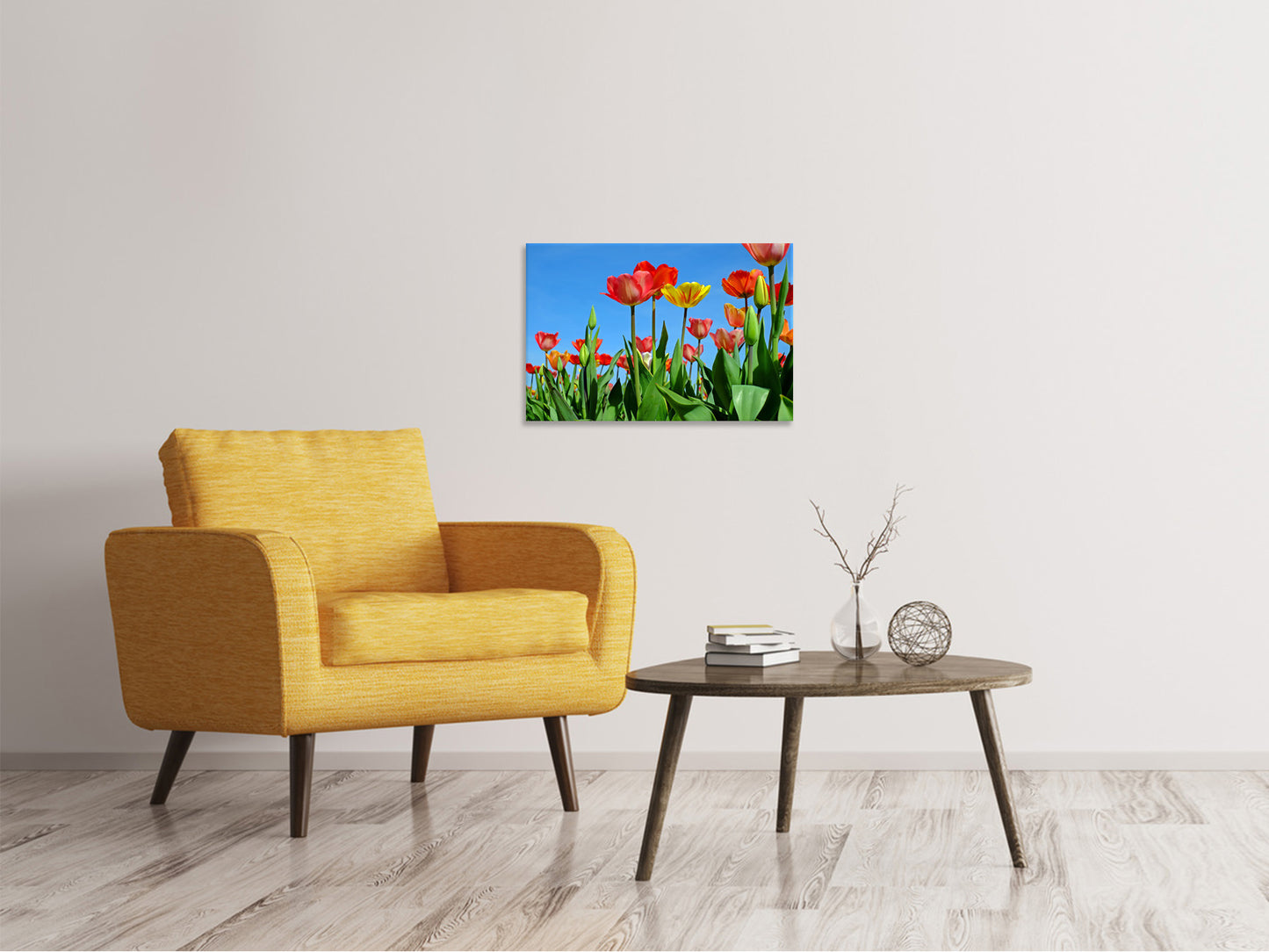 Leinwandbild Wilde Tulpen