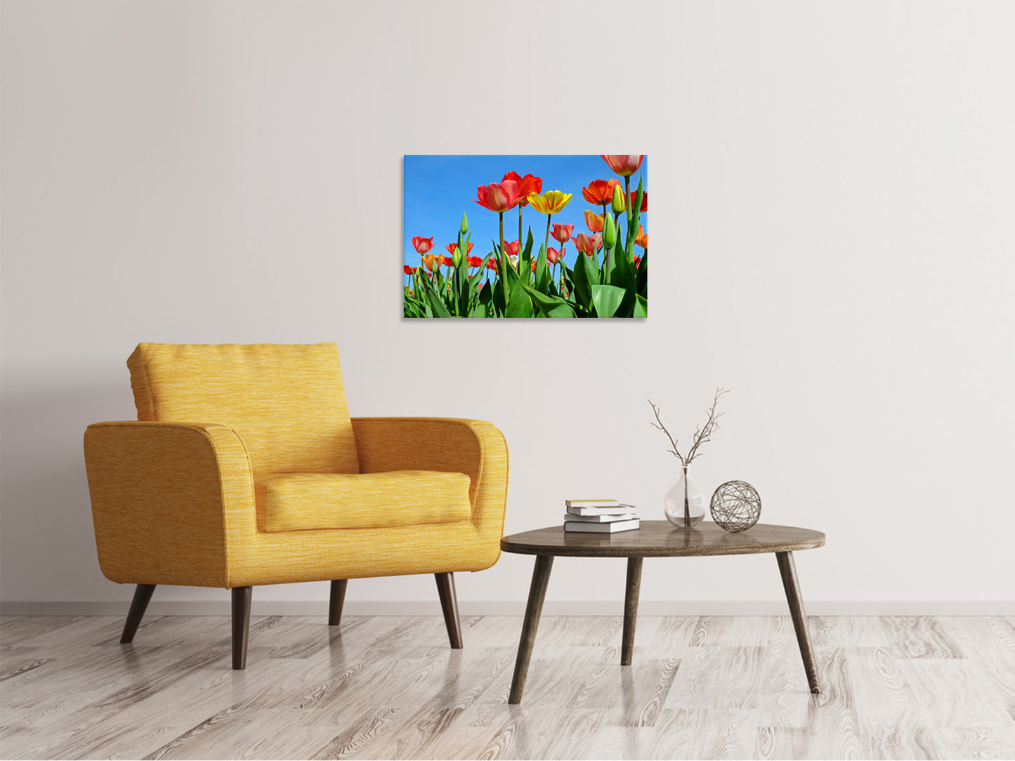Leinwandbild Wilde Tulpen