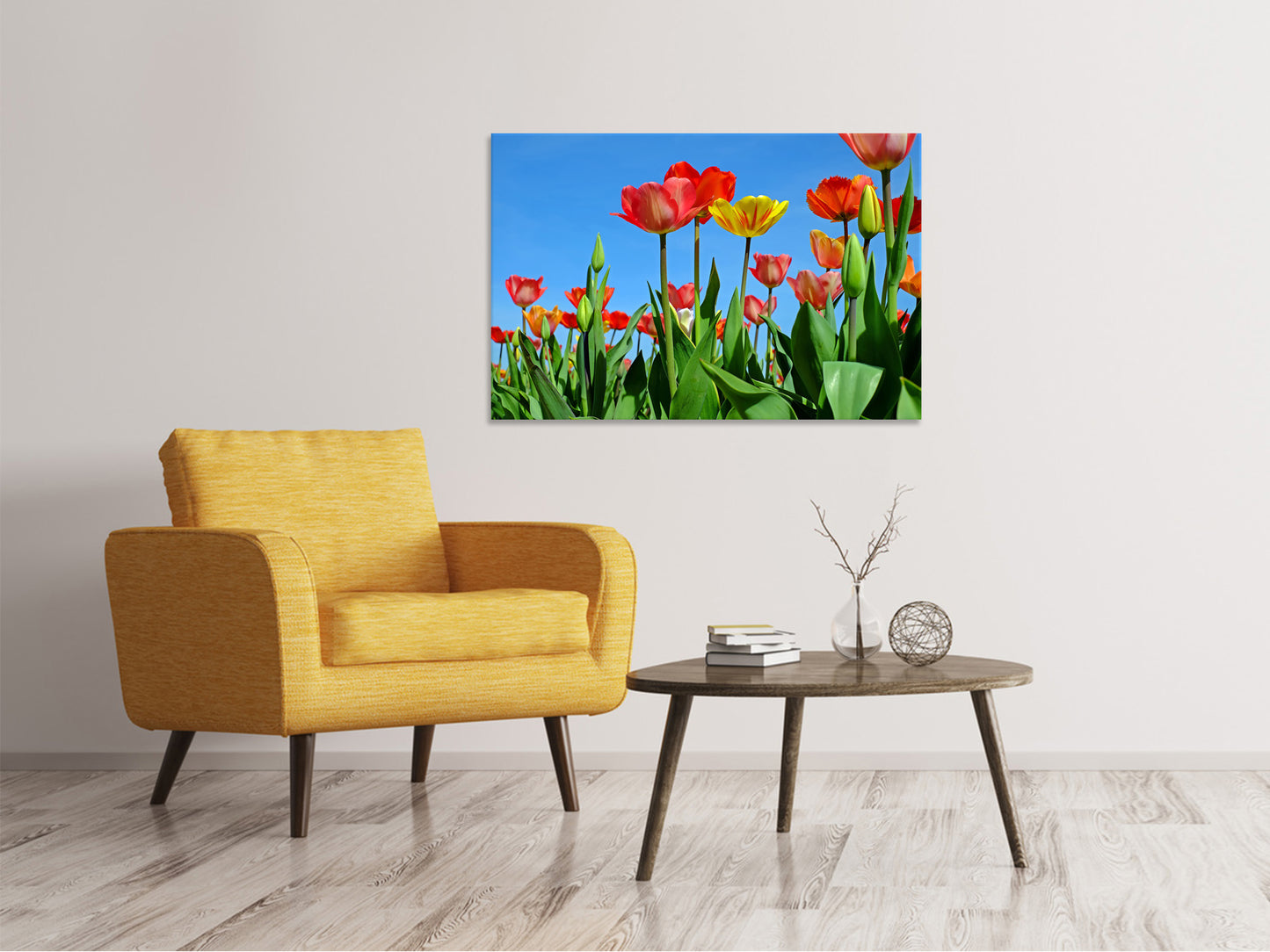 Leinwandbild Wilde Tulpen