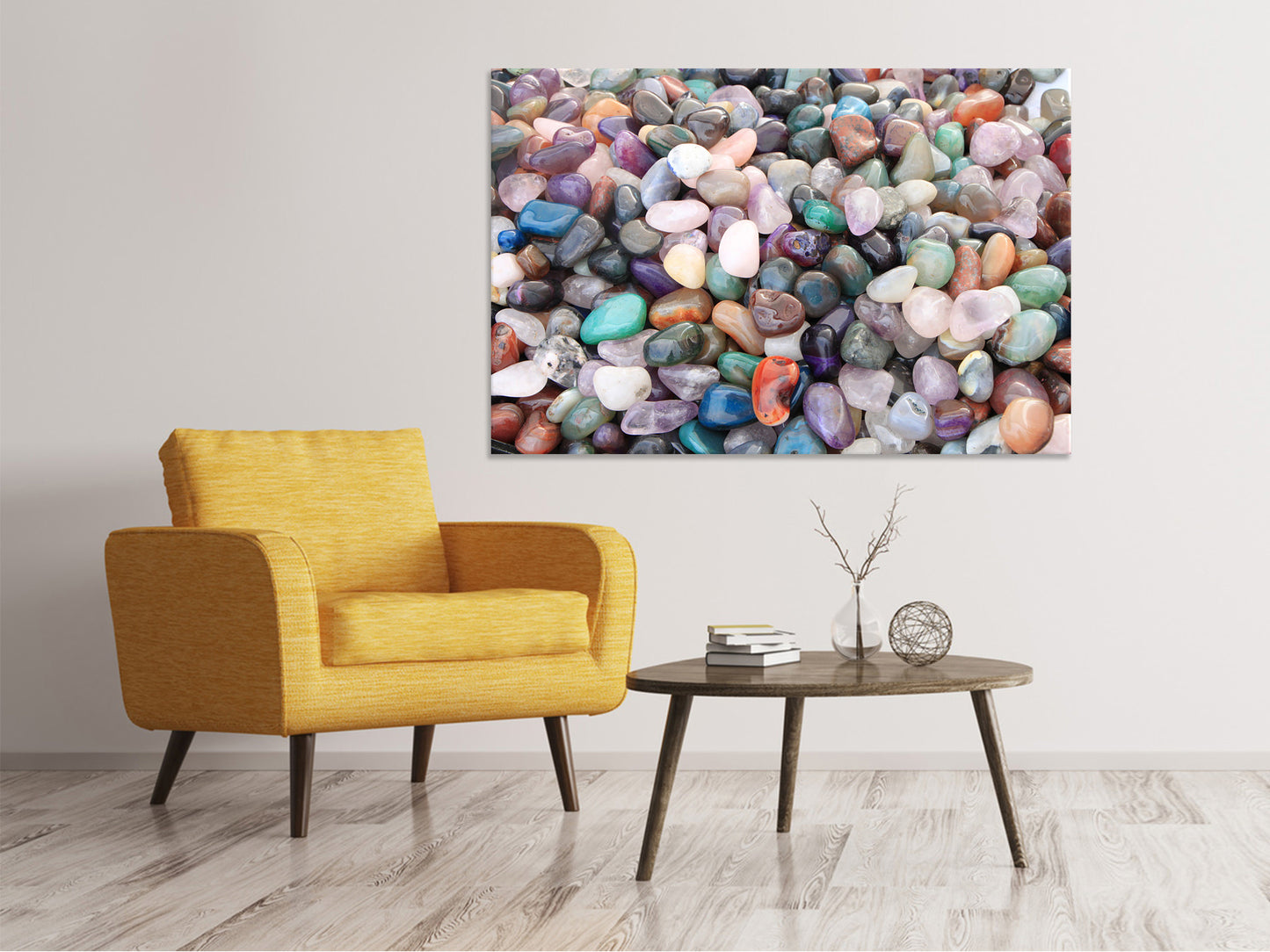 Leinwandbild Bunte Edelsteine