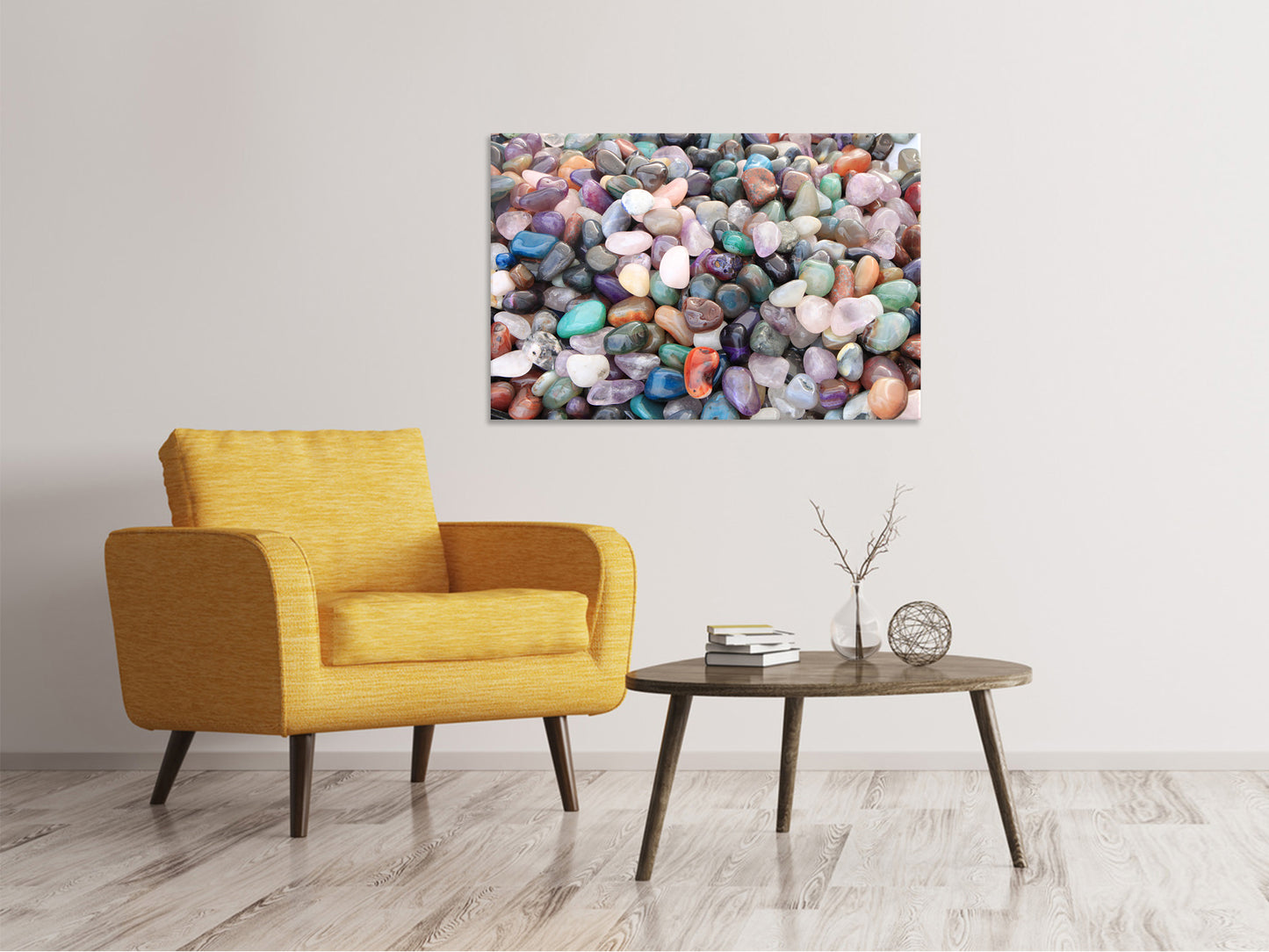 Leinwandbild Bunte Edelsteine
