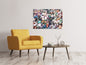 Leinwandbild Bunte Edelsteine