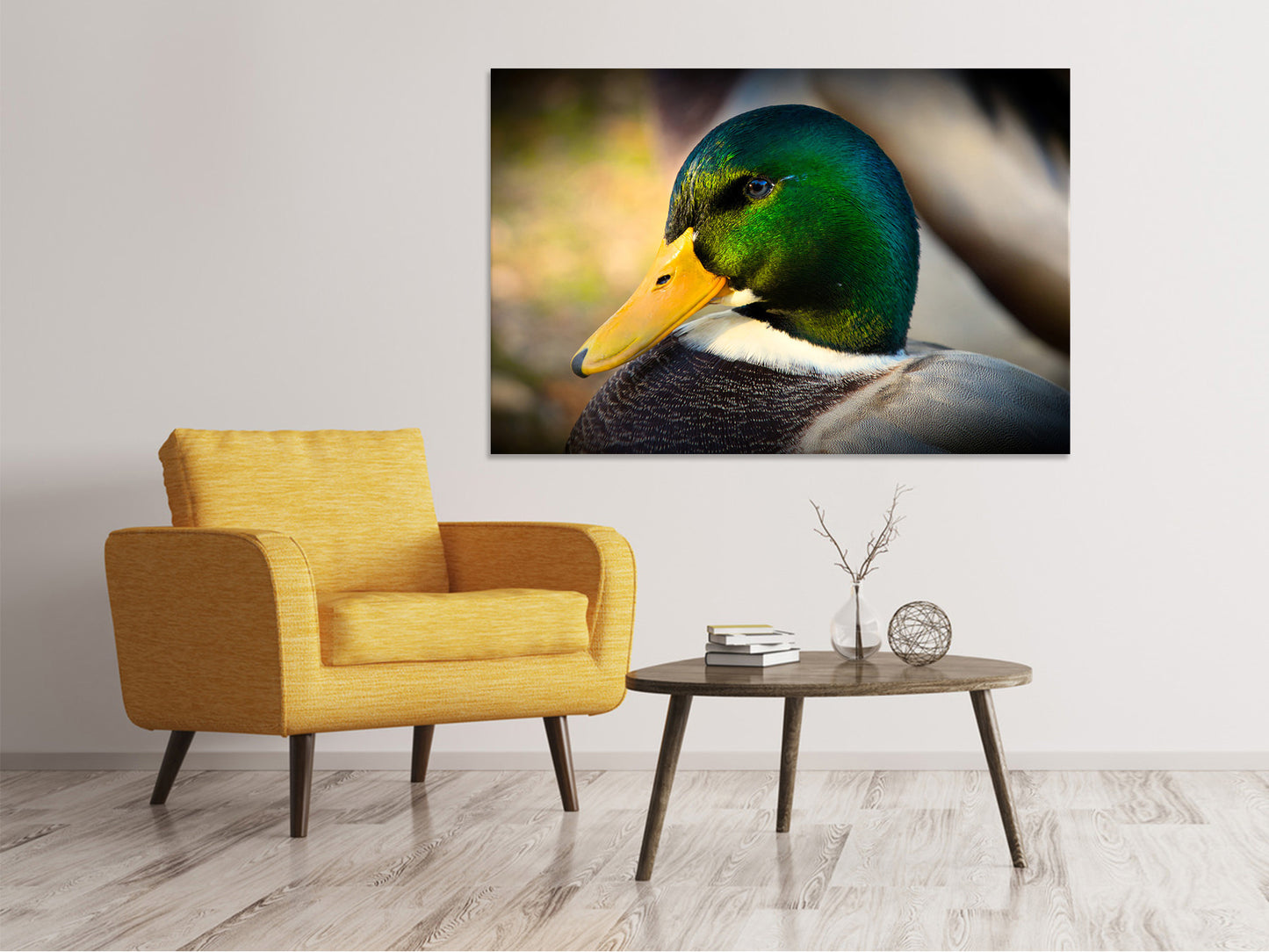 Leinwandbild Die Stockente