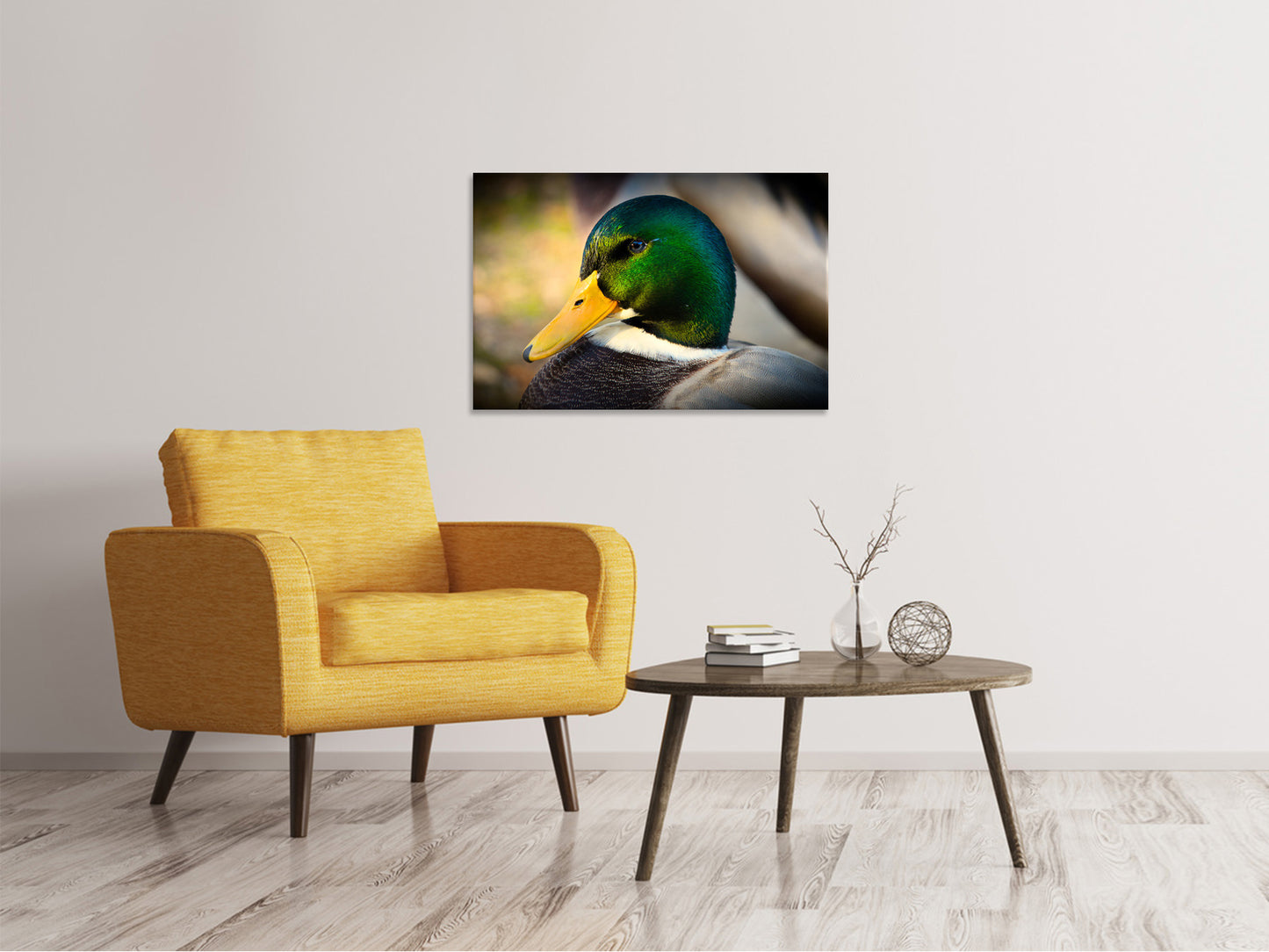 Leinwandbild Die Stockente