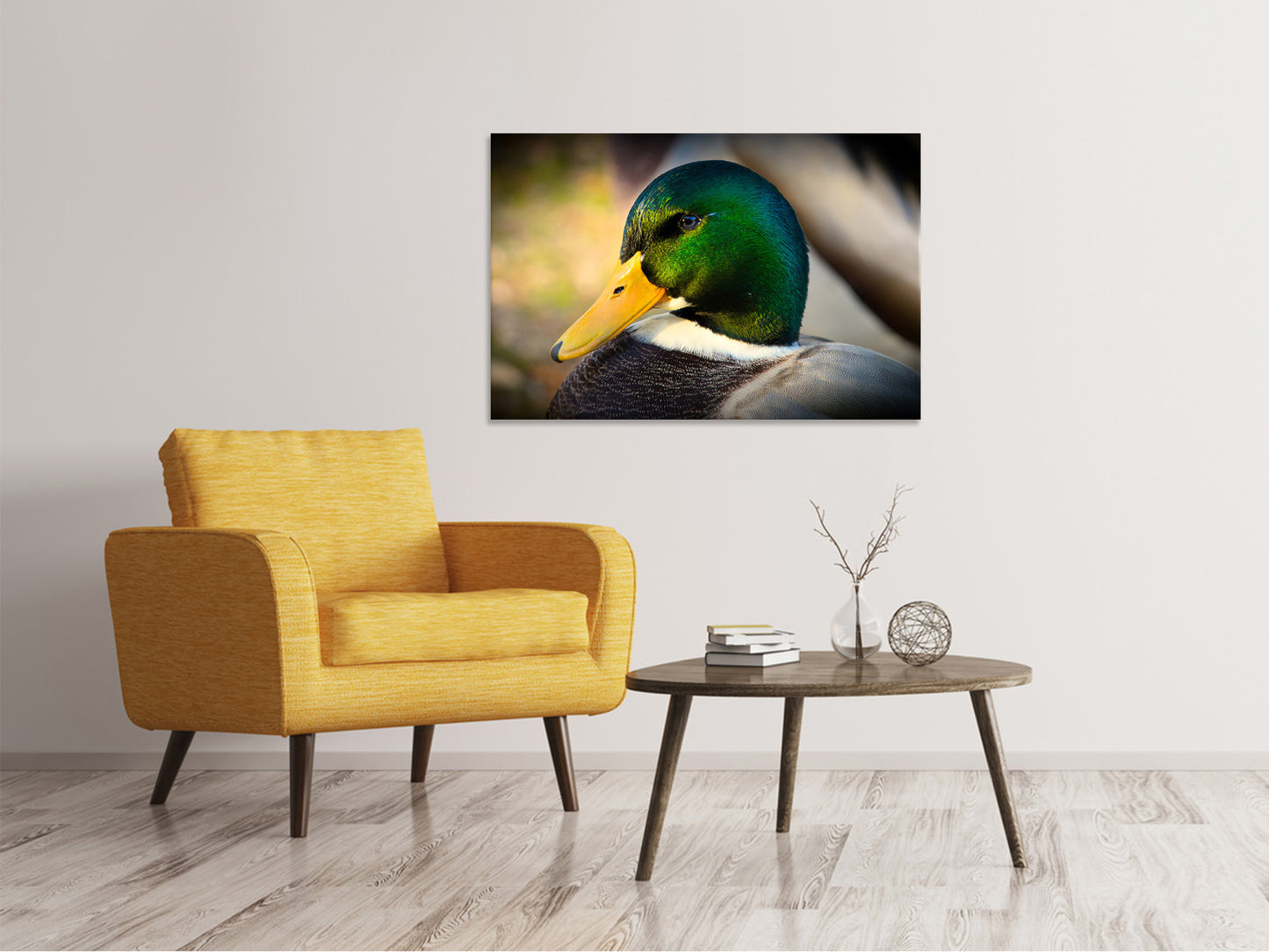 Leinwandbild Die Stockente