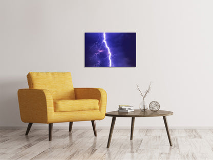 Leinwandbild Imposanter Blitz