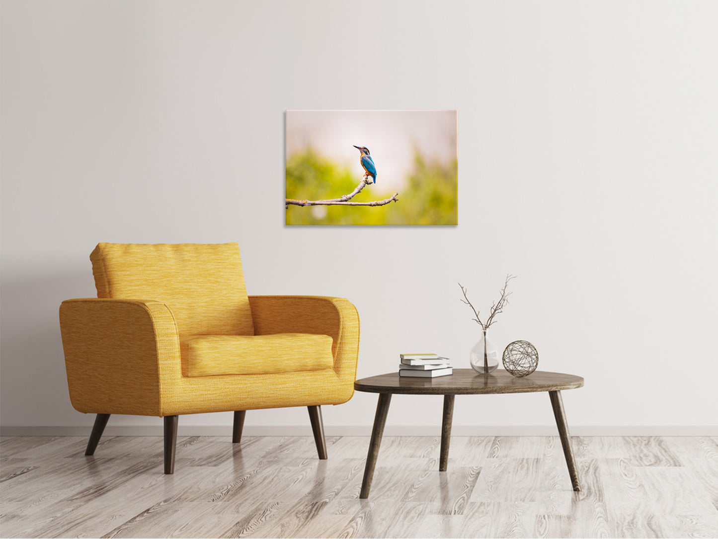 Leinwandbild Der Eisvogel