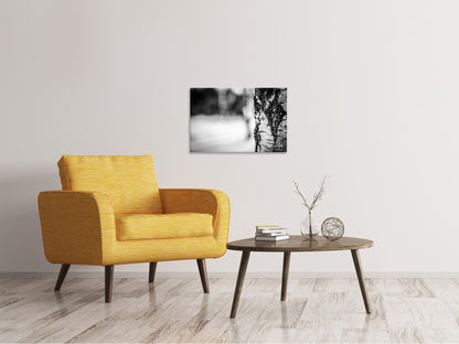 Leinwandbild Birken Stamm