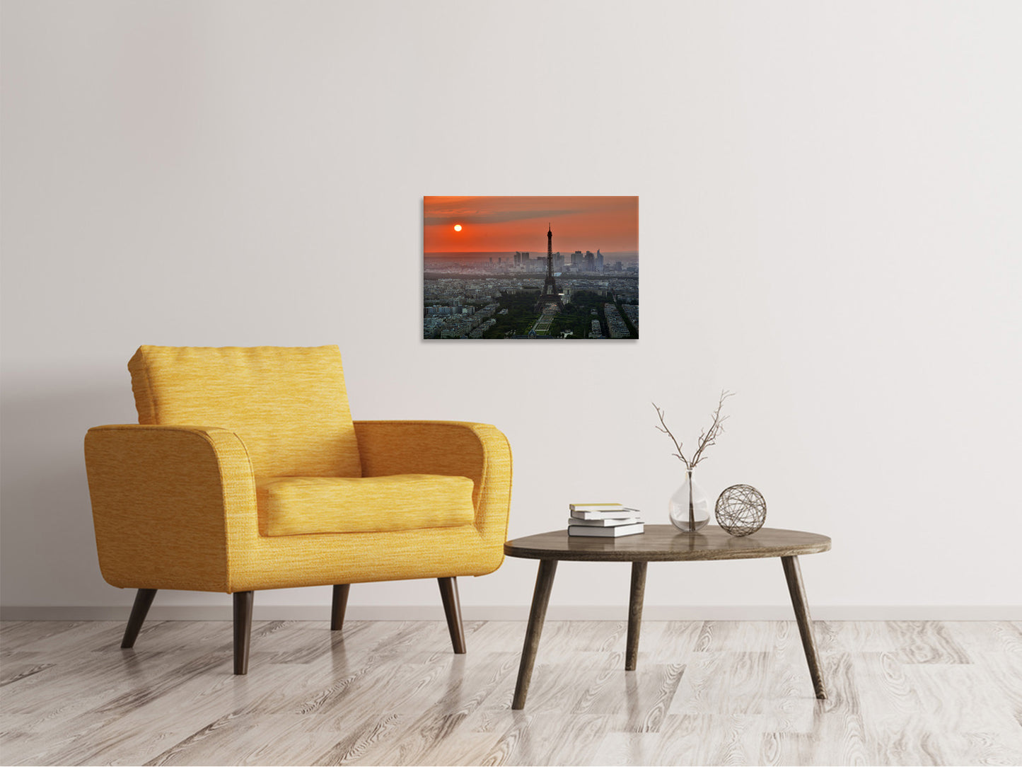 Leinwandbild Paris im Abendlicht