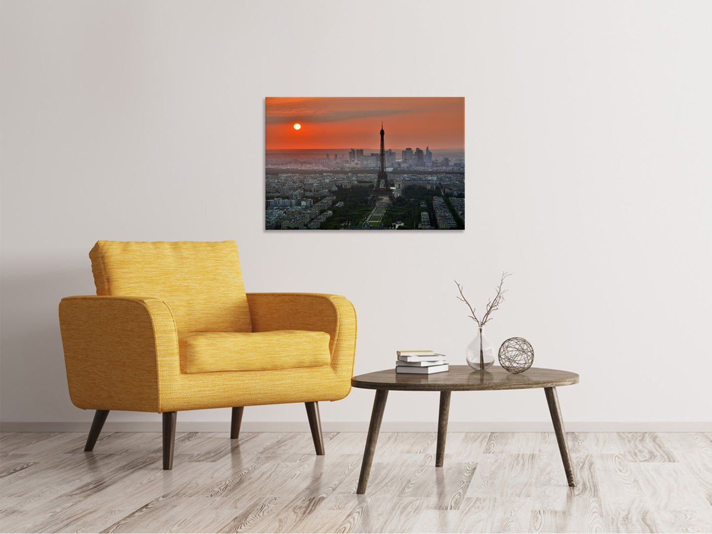 Leinwandbild Paris im Abendlicht