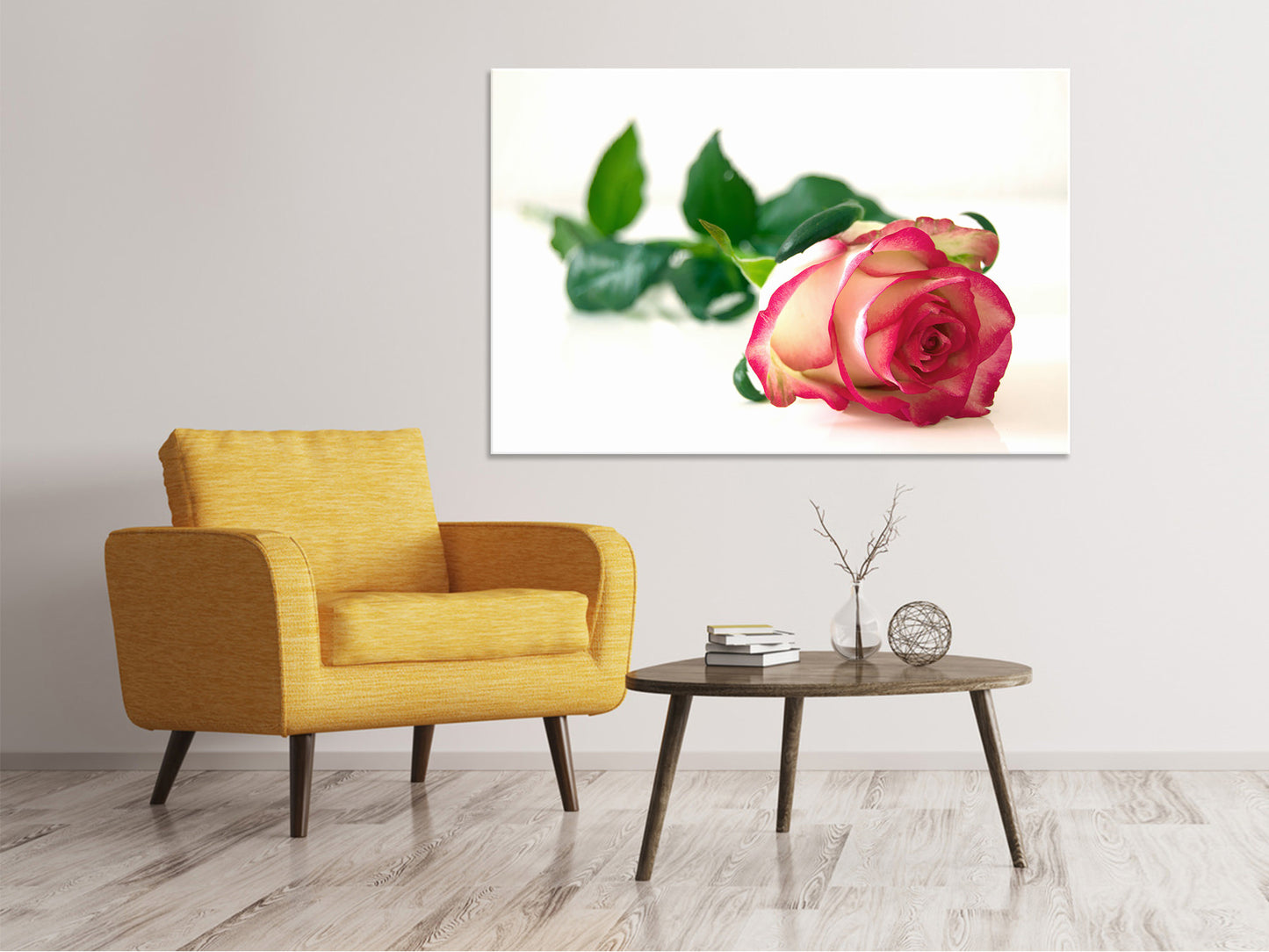 Leinwandbild Die stolze Rose