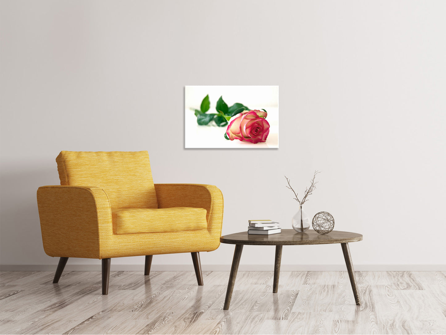 Leinwandbild Die stolze Rose