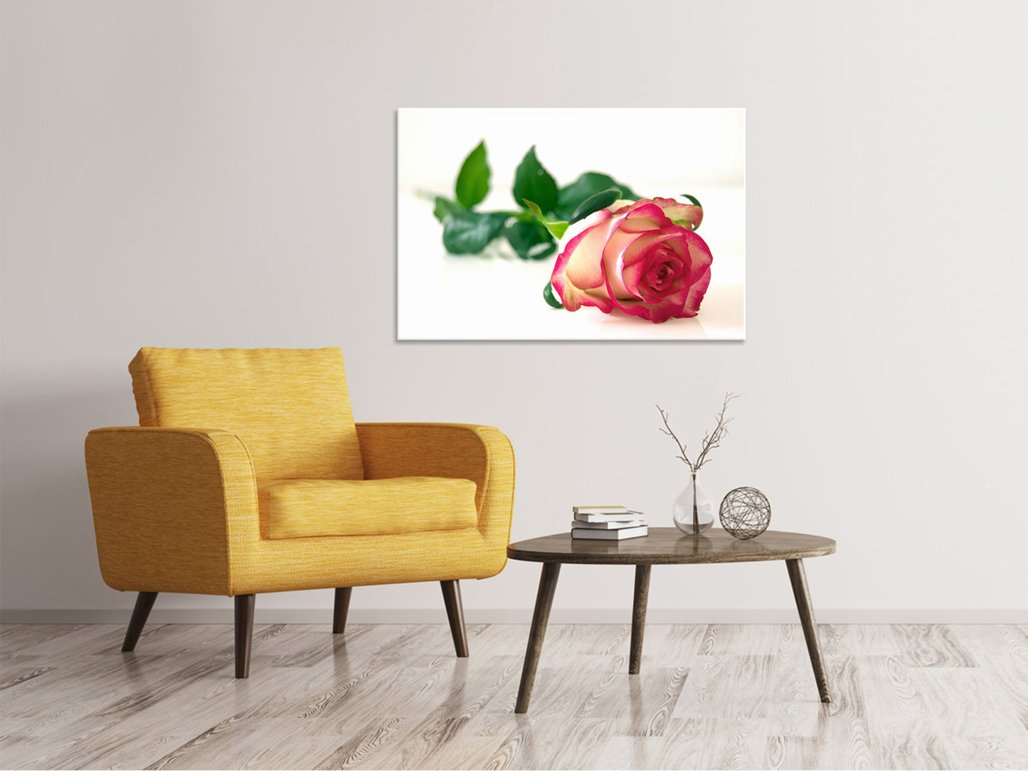 Leinwandbild Die stolze Rose